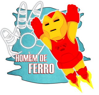 Nome do produtoCamiseta infantil Heróis - Hominho de Ferro