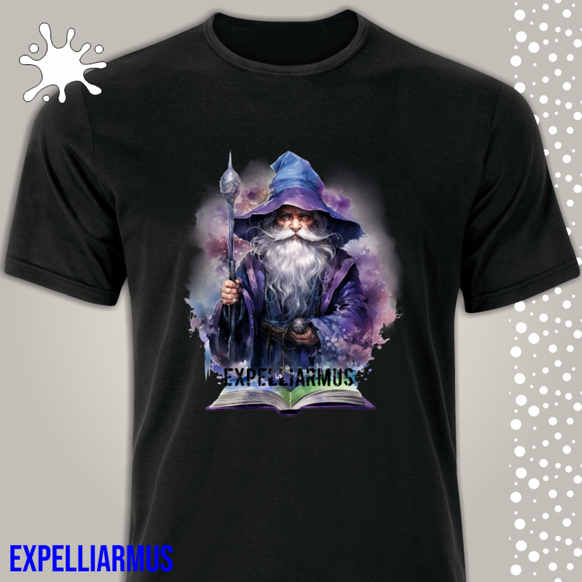 Nome do produto: Camiseta Magos - Expelliarmus