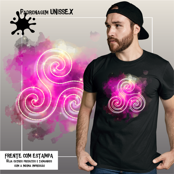 Camiseta Triskele cósmica zz Seremcores 