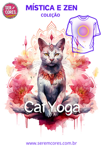Nome do produtobabylong fem Gato Yoga - Cat Yoga  - Seremcores