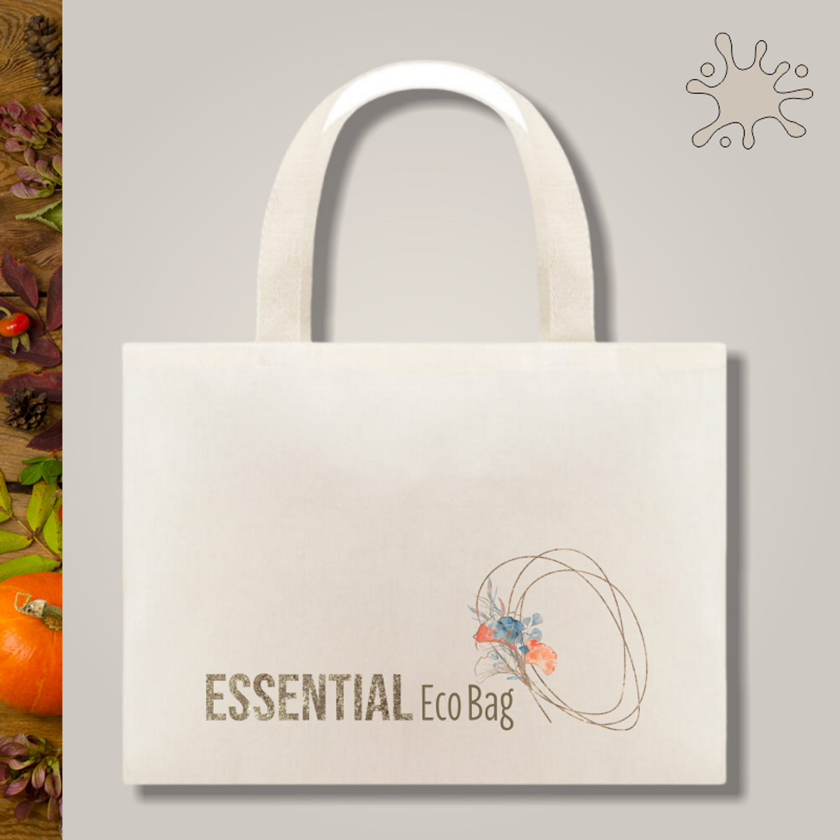 Nome do produto: Ecobag Essencial Flor do Mar