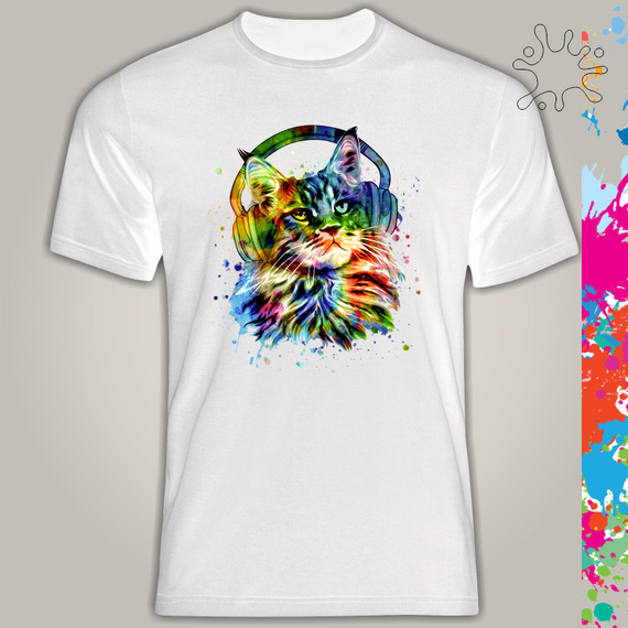 Camiseta Gato DJ Seremcores 