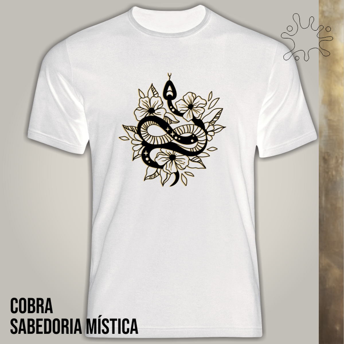 Nome do produto: Camiseta Sabedoria Mística - Seremcores zz