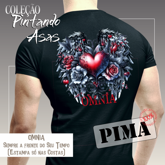 Camiseta PIMA - OMNIA (costas) Seremcores