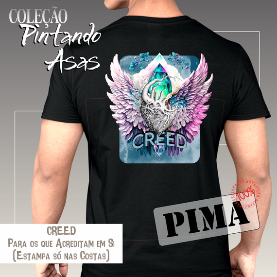 Camiseta PIMA - CREED (costas) Seremcores