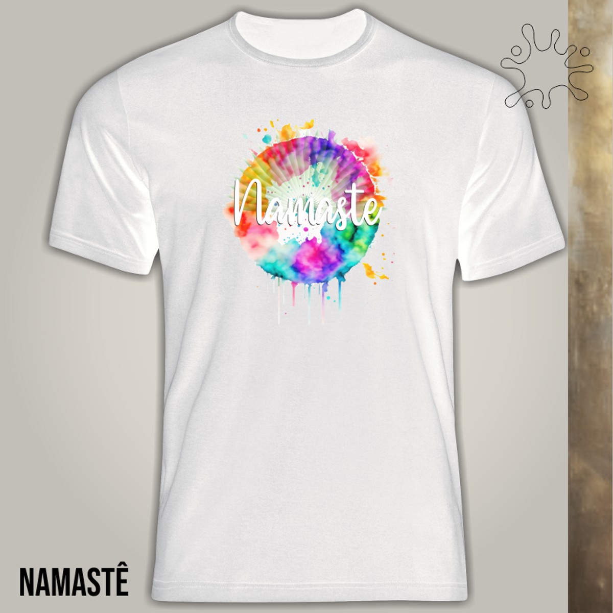 Nome do produto: Camiseta Namastê - Seremcores zz