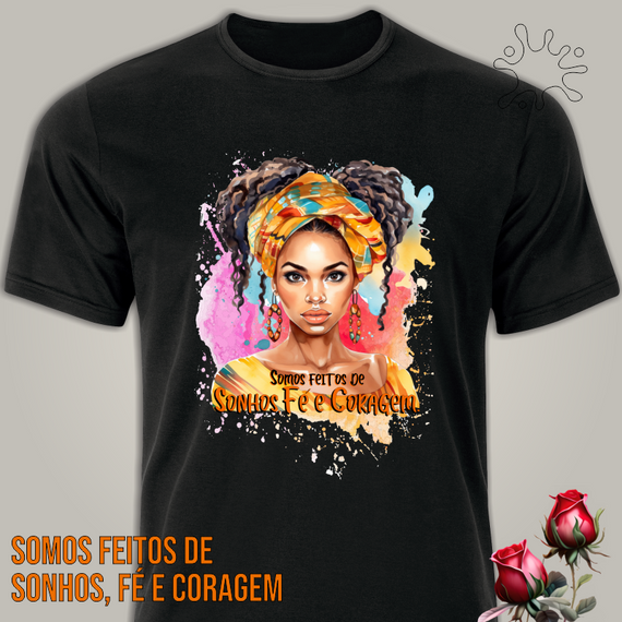 Camiseta Sonhos, Fé e Coragem - Seremcores