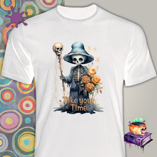 Nome do produtoCamiseta Esqueleto Take your Time - Seremcores