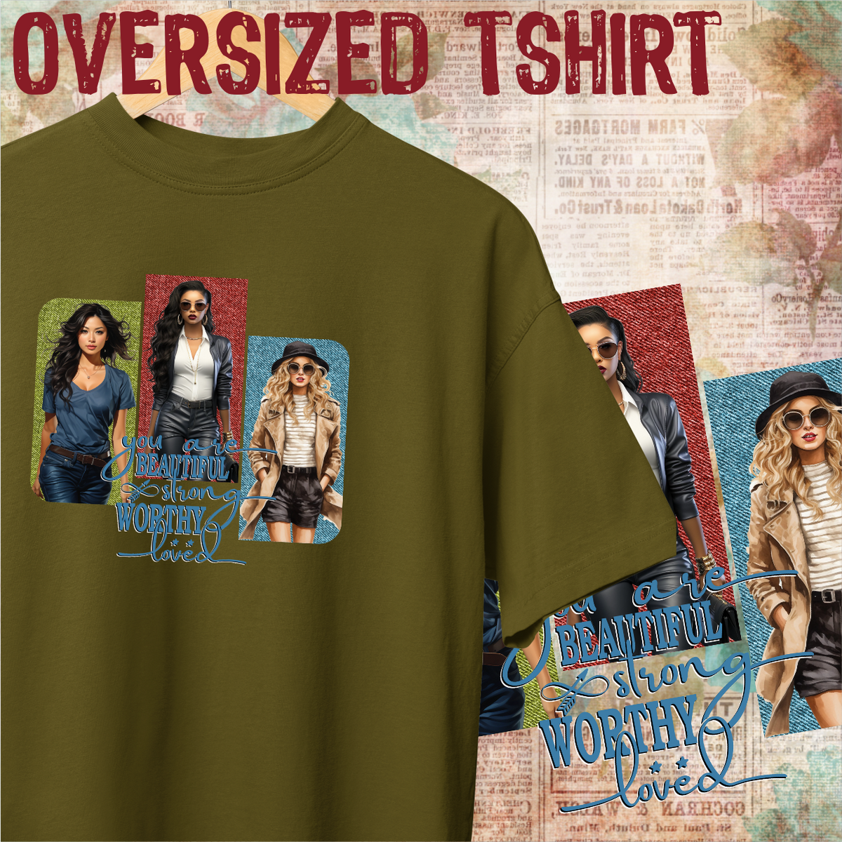 Nome do produto: Oversized Tshirt - You are beautiful ... - Seremcores