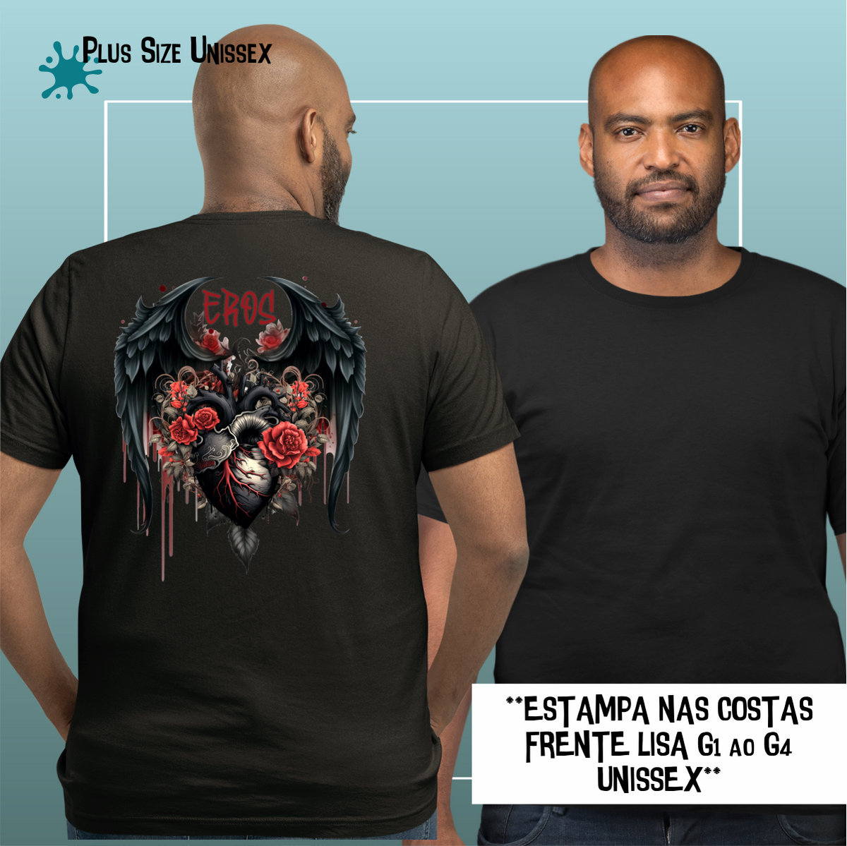 Nome do produto: Tshirt EROS plus size - Seremcores