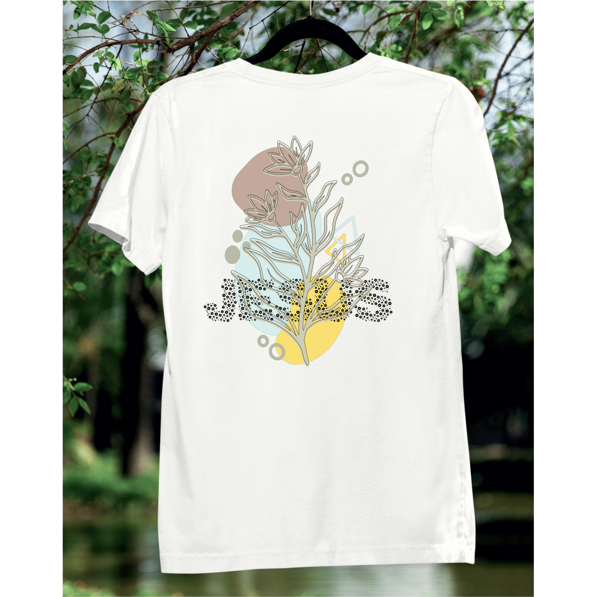 Nome do produto: Camiseta Jesus - Boho Espiritual