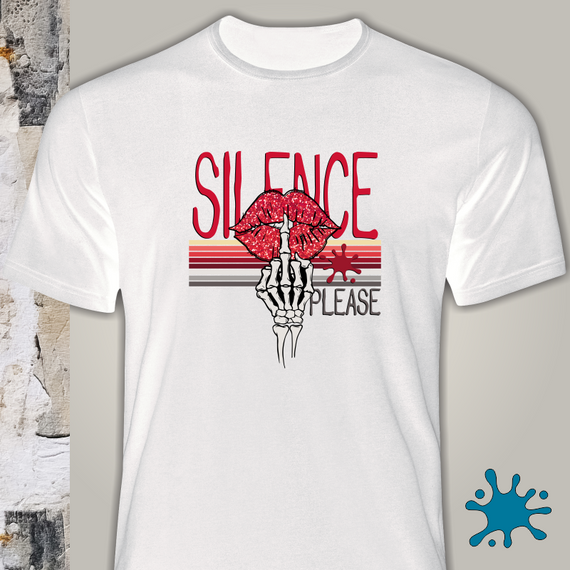 Camiseta Silence please