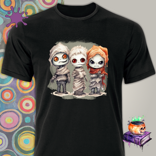 Camiseta Trio 3 Zumbi Laranjinhas - Seremcores 