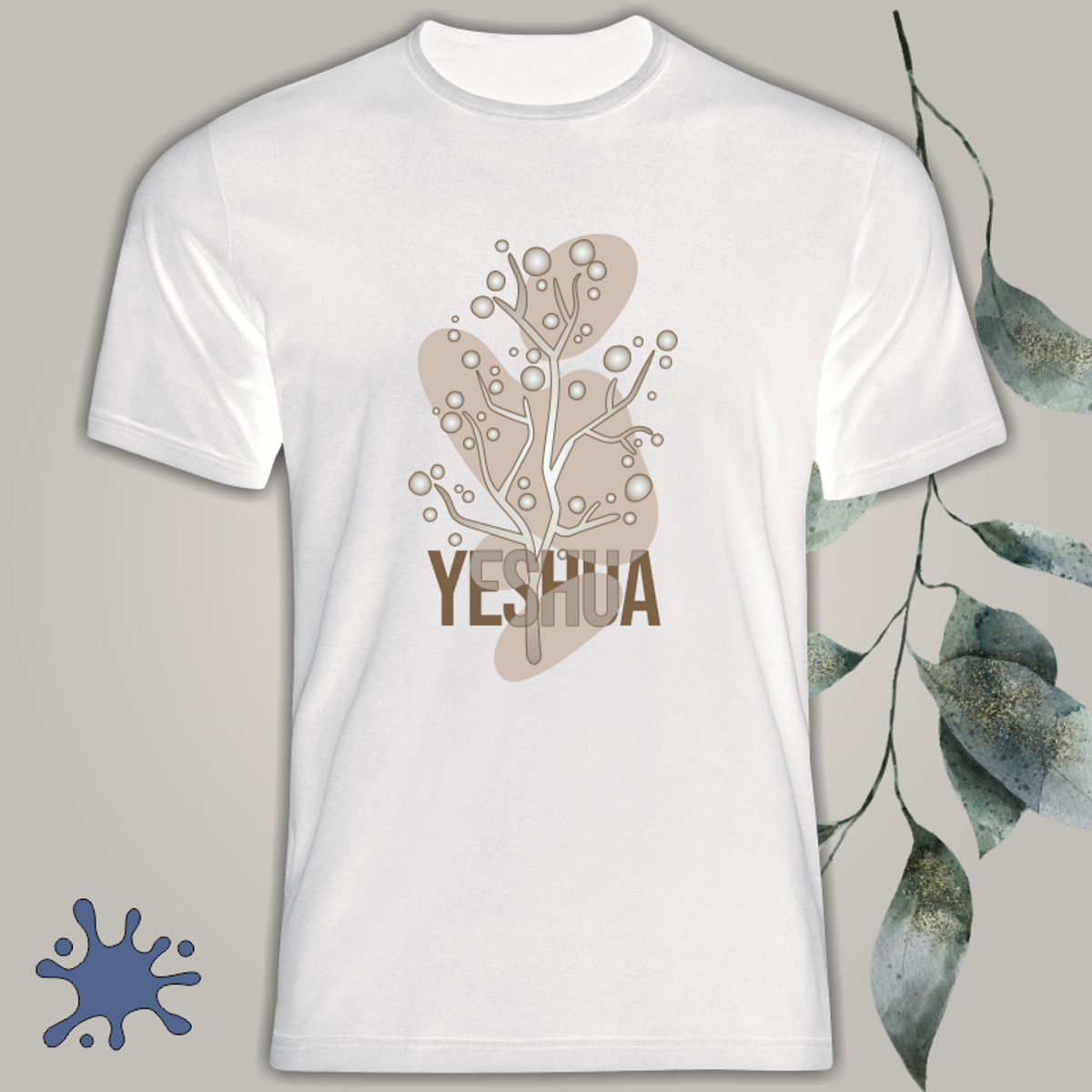 Nome do produto: Camiseta Yeshua - Boho Espiritual