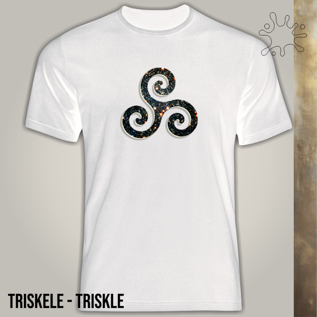 Nome do produto: Camiseta Triskele Estelar zz Seremcores 