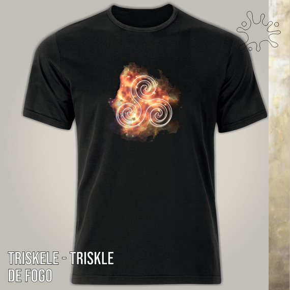 Camiseta Triskele de Fogo - Seremcores zz