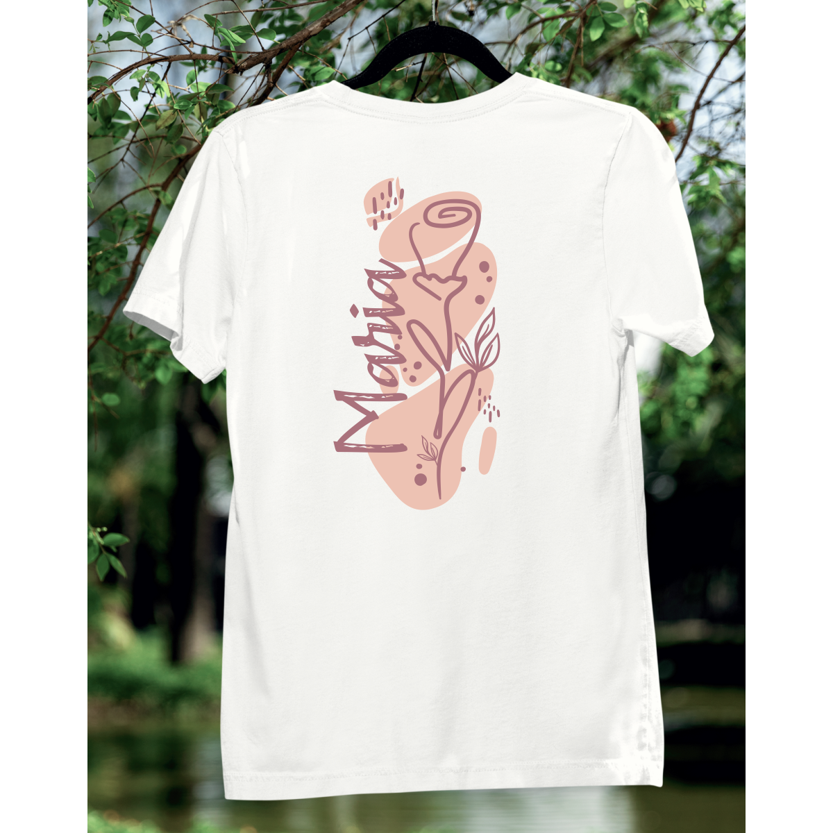 Nome do produto: Camiseta Maria - Boho Espiritual