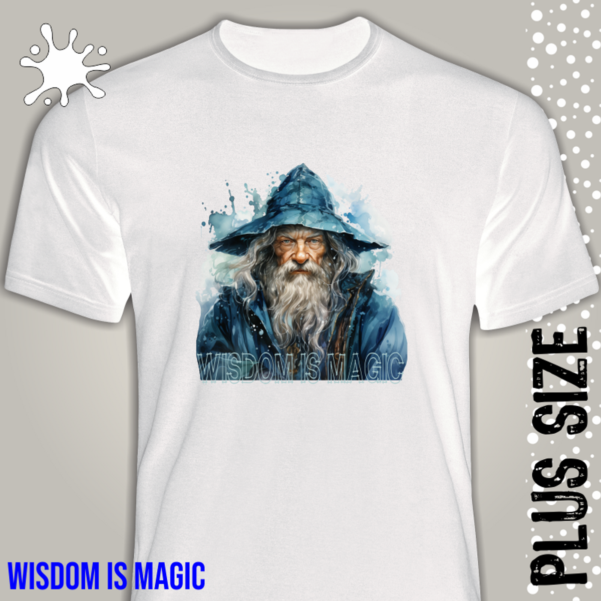 Nome do produto: Plus Size - Magos - Wisdom is Magic