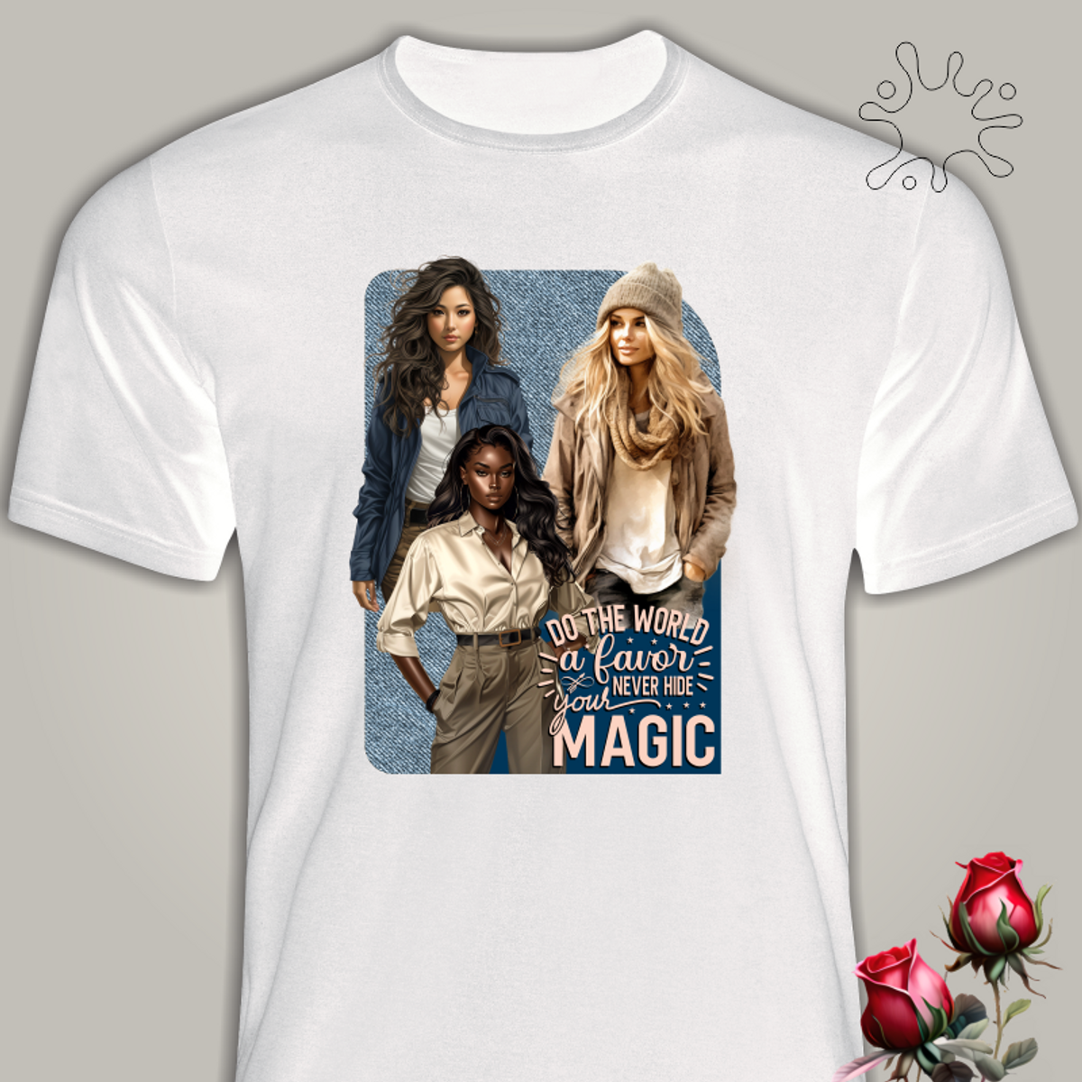 Nome do produto: Camiseta Never Hide your Magic - Seremcores