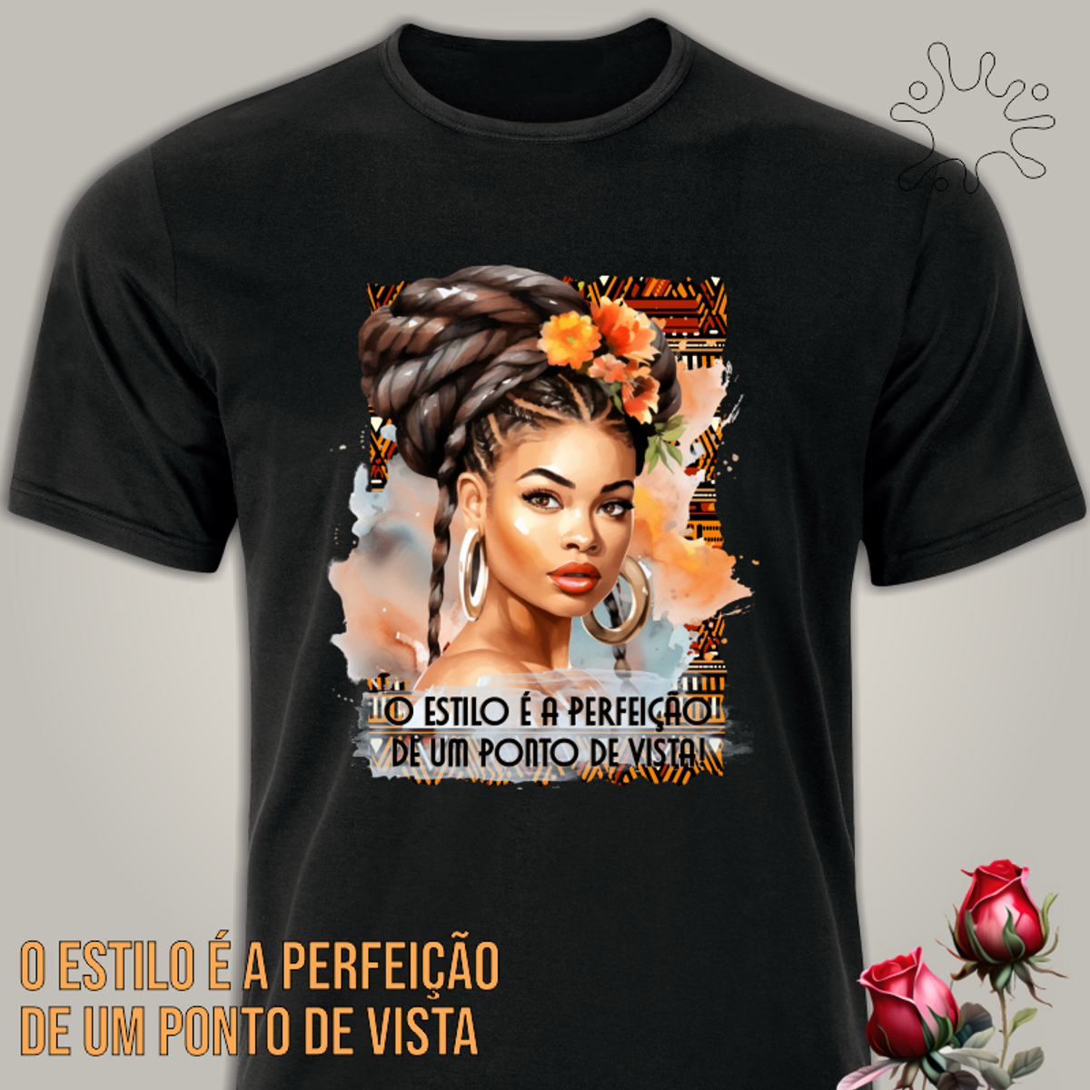 Nome do produto: Camiseta Estilo e Ponto de Vista - Seremcores