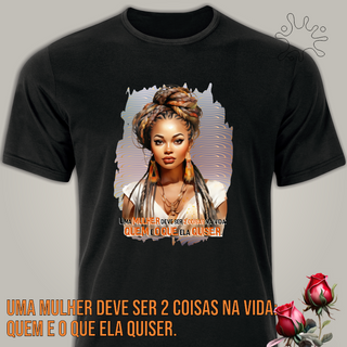 Nome do produtoCamiseta Mulher deve ser 2 coisas - Seremcores