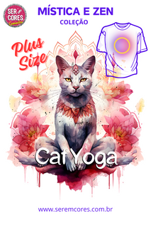 Nome do produtoGato Yoga - Cat Yoga (plus size) zz