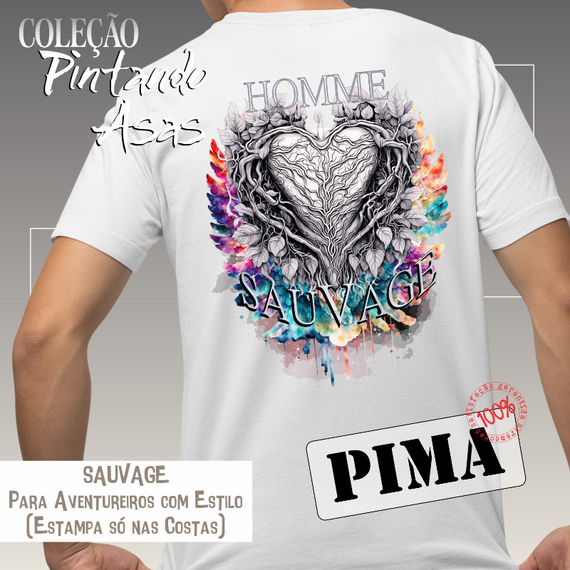 Camiseta PIMA - SAUVAGE (costas) Seremcores