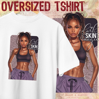 Nome do produtoOversized Tshirt - Dark skin magic - Seremcores