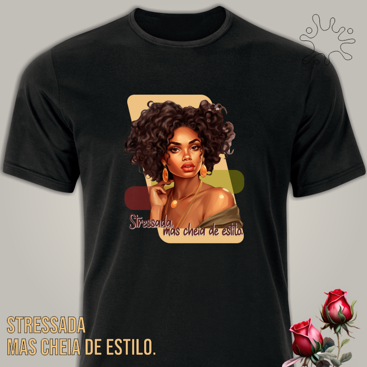 Nome do produto: Camiseta Stressada - Seremcores