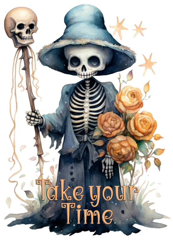 Camiseta de Esqueleto - Take your Time! Seremcores 