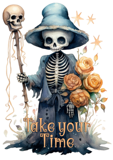 Camiseta de Esqueleto - Take your Time! Seremcores 