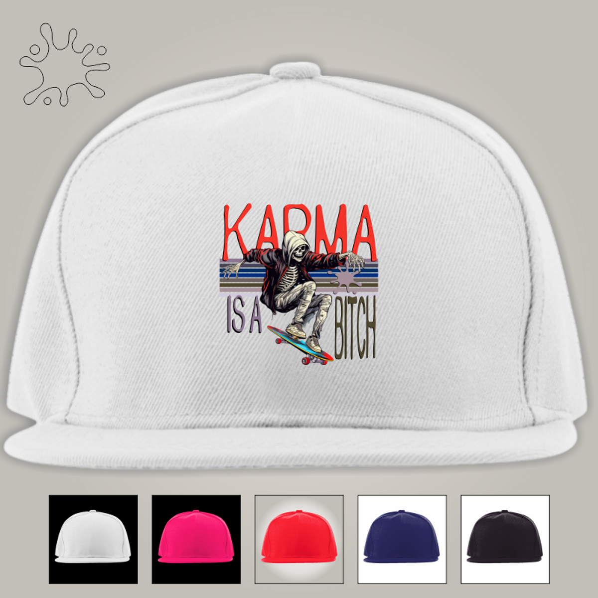 Nome do produto: Boné Karma is a Bitch