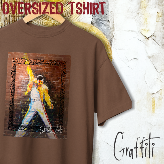 Oversized Tshirt - Graffiti de Músico - Seremcores