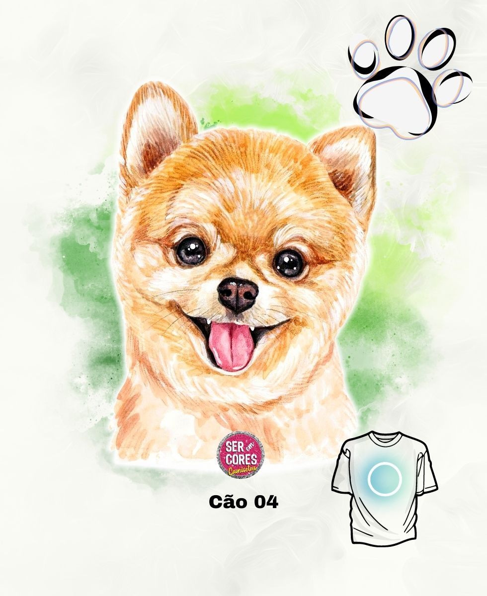 Nome do produto: Camiseta de Cachorro 04 (spitz - Lulu) Seremcores 