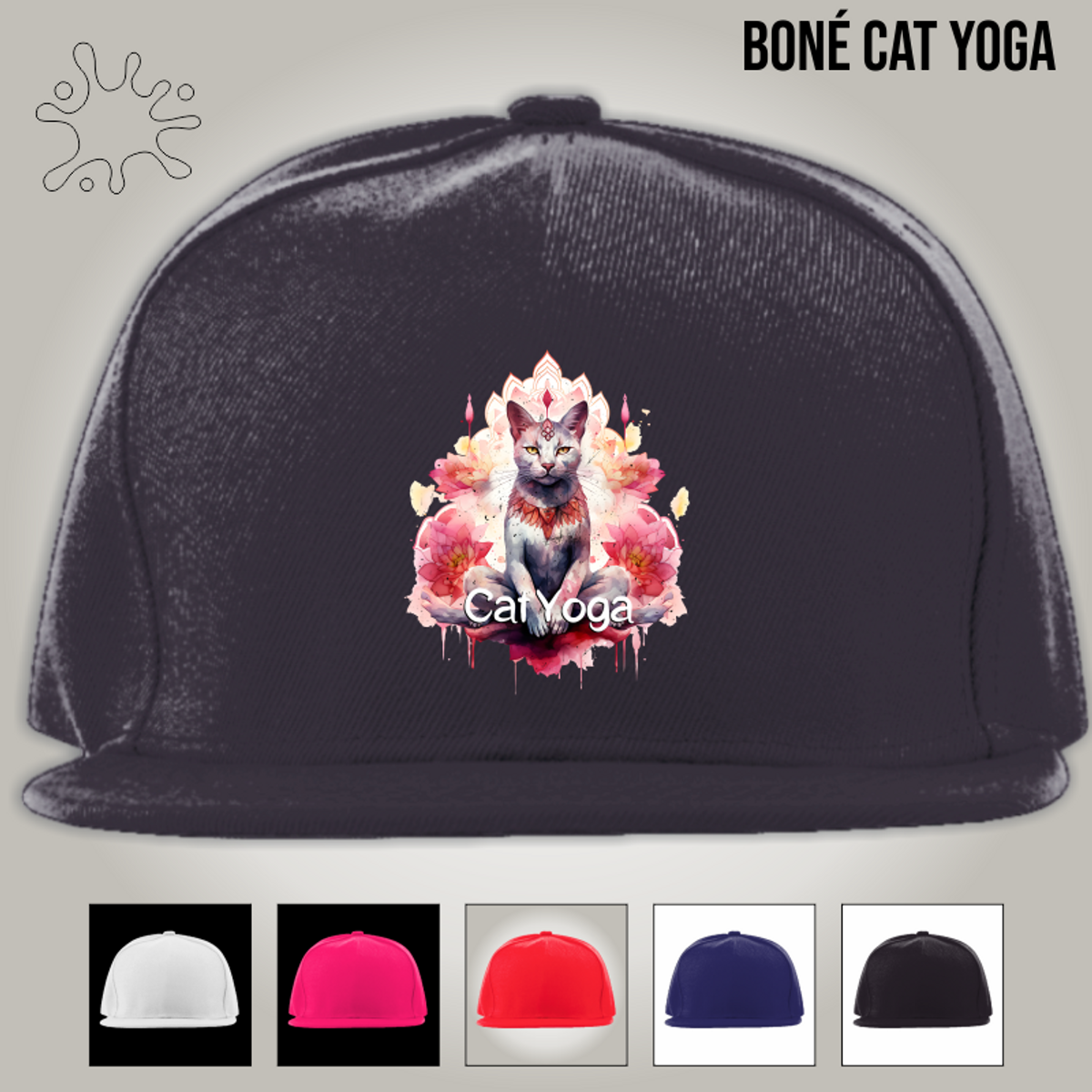 Nome do produto: Gato Yoga - Cat Yoga (boné) zz