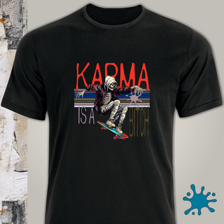 Nome do produtoCamiseta Karma is a Bitch