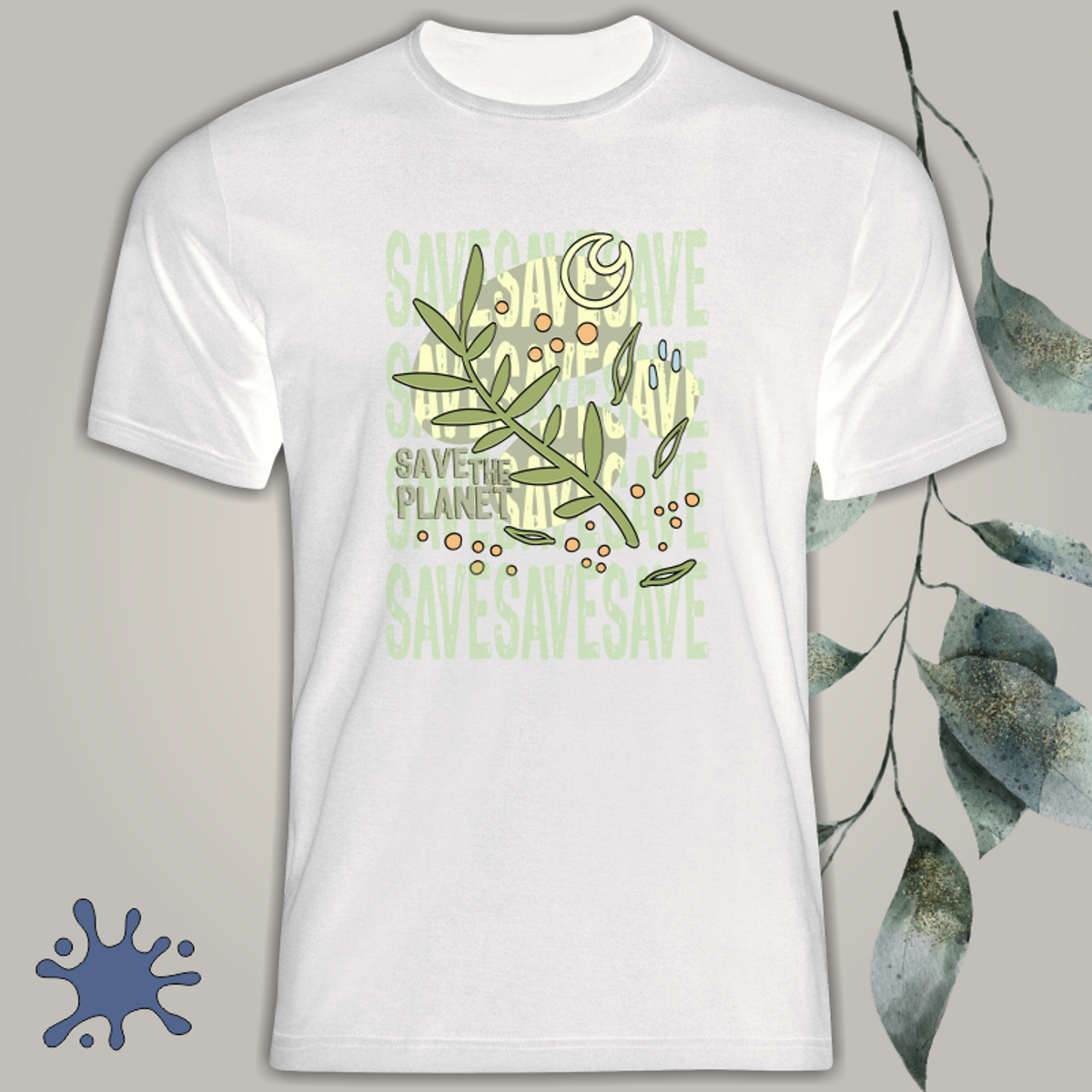 Nome do produto: Camiseta Save the Planet - Boho Chic