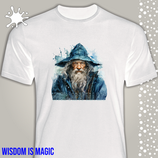 Nome do produtoCamiseta Magos - Wisdom is magic