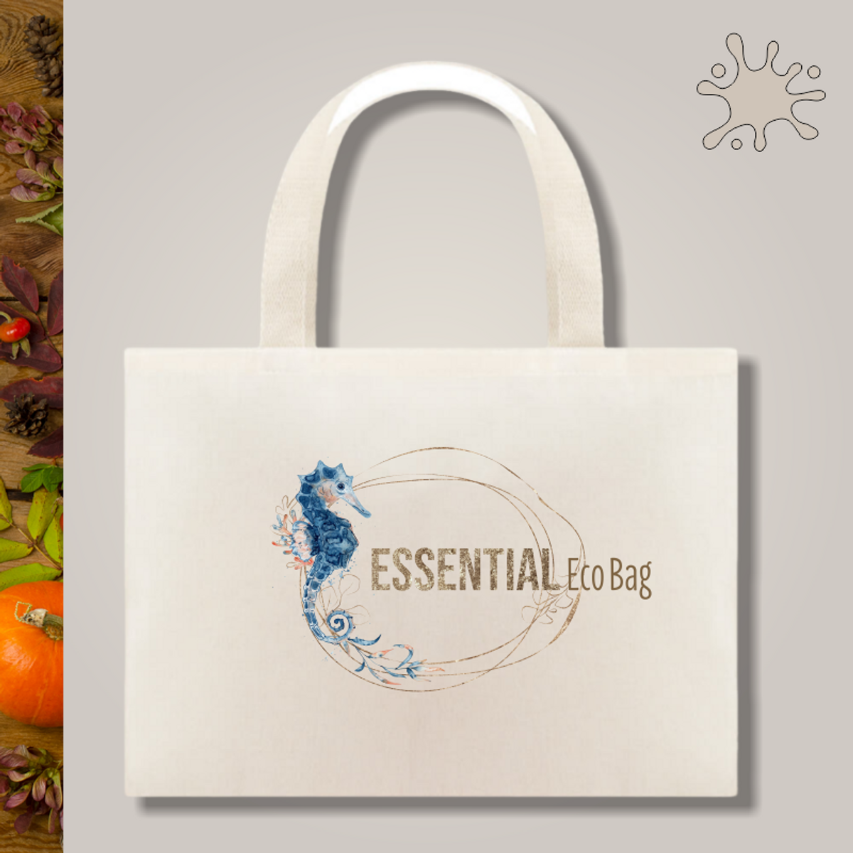 Nome do produto: Ecobag Essencial Cavalo Marinho - Seremcores