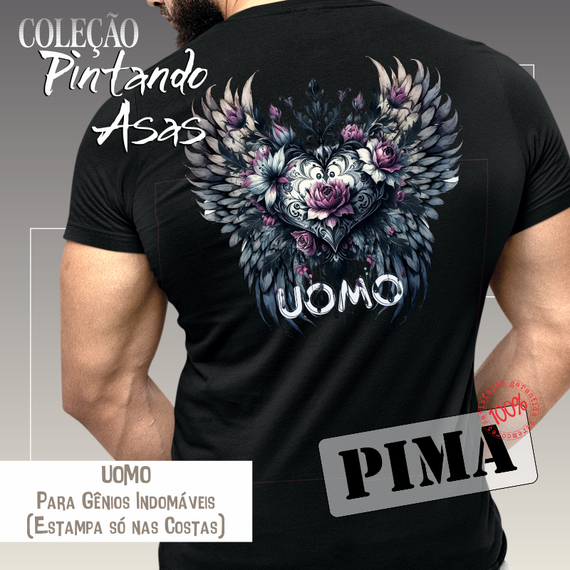 Camiseta PIMA - UOMO (costas) Seremcores