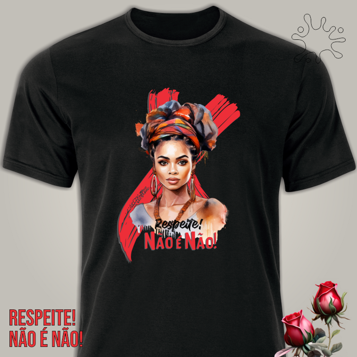 Nome do produto: Camiseta Não é Não! - Seremcores