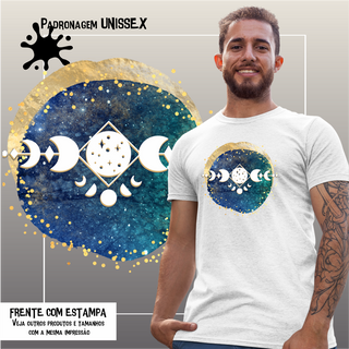 Camiseta de Fases da Lua zz Seremcores 
