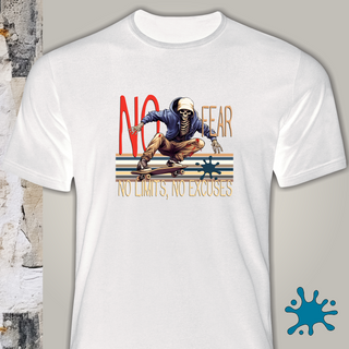 Nome do produtoCamiseta No Fear, no limits, no excuses