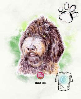 Camiseta de Cachorro 38 (barbet - peludo) Seremcores 