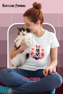 Nome do produtobabylong fem Gato Yoga - Cat Yoga  - Seremcores