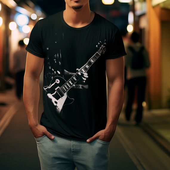 Camisa Guitarrista Les Paul