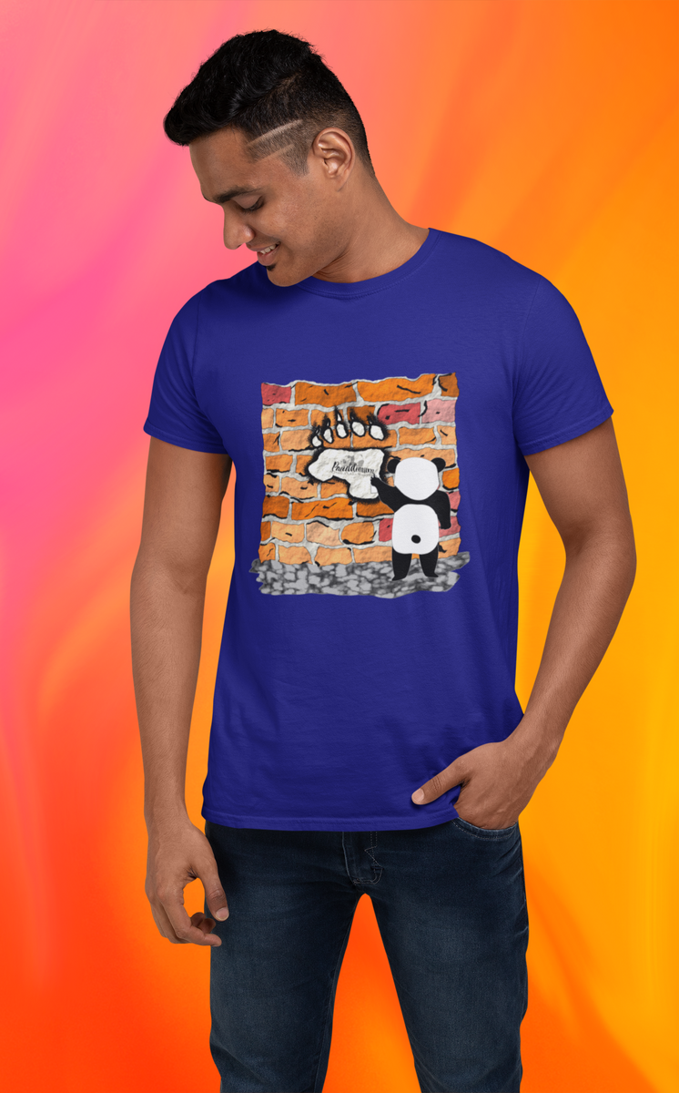 Nome do produto: Camiseta Masculina Panda Graffiti 