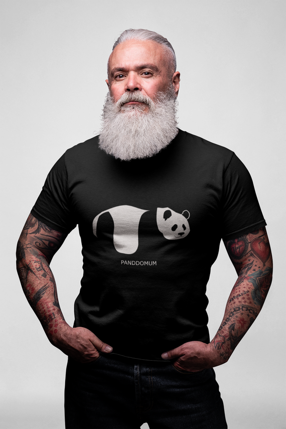 Camiseta Masculina Panda In Black