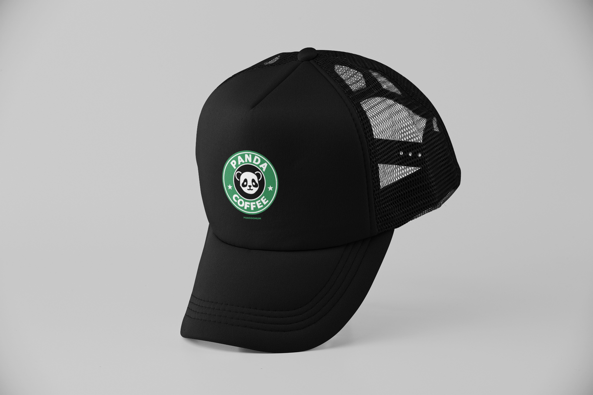 Nome do produto: Boné Trucker Panda Coffee