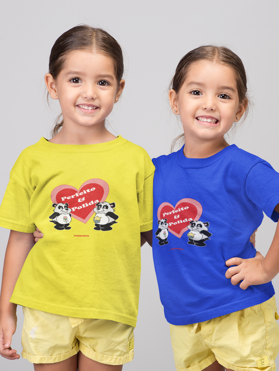 Nome do produto: Camiseta Infantil Polida e Perfeito